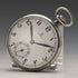 circa 1939 vintage omega pocket watch silver plated open face working fine